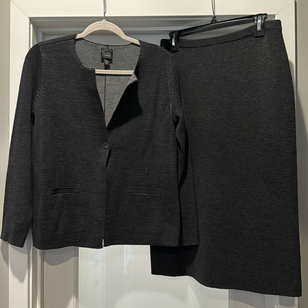 Eileen Fisher Black Cardigan Sweater